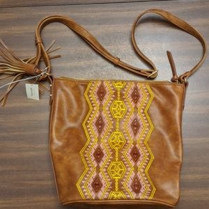NWT FRANCESCAS Embroidered Crossbody Purse